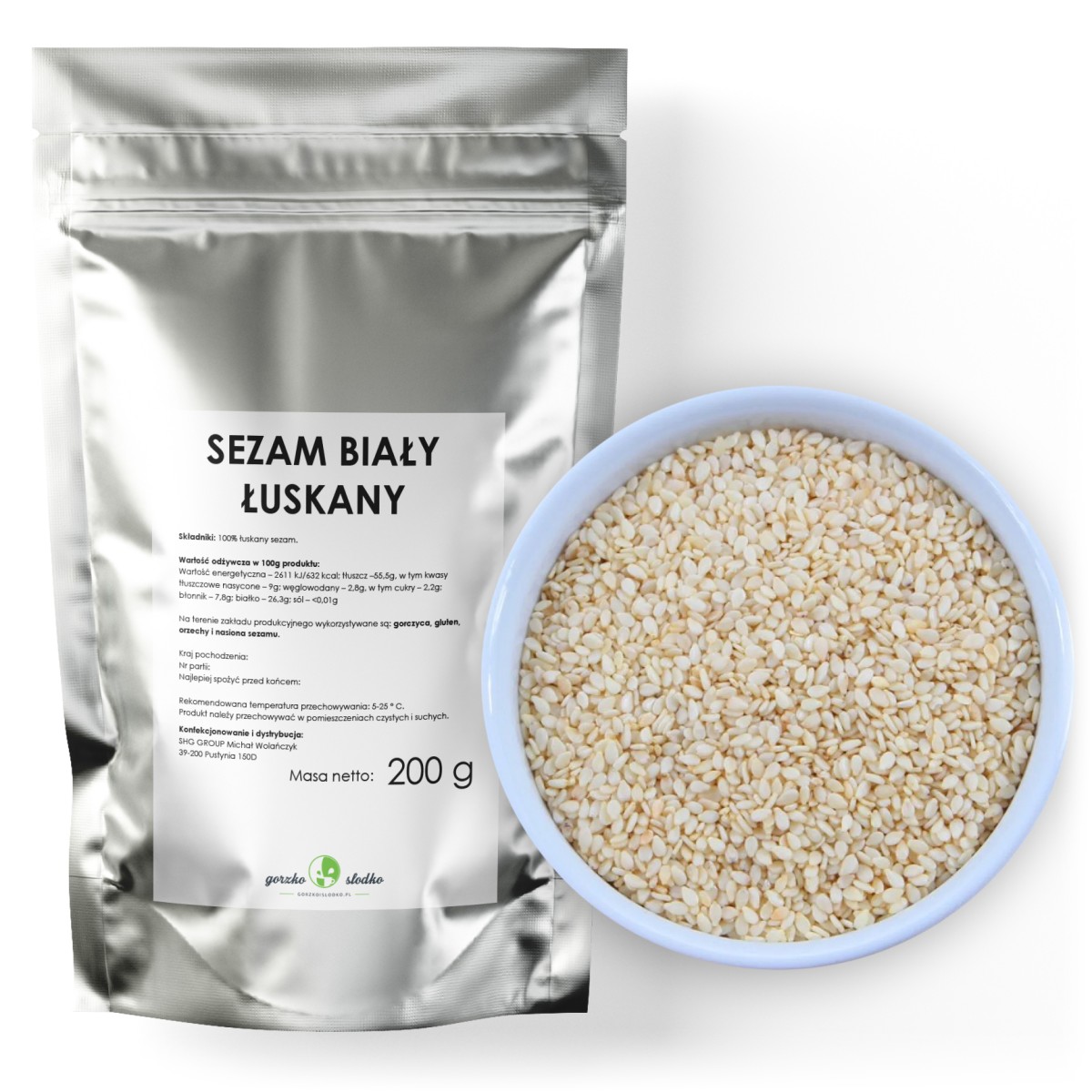 Sezam biały łuskany